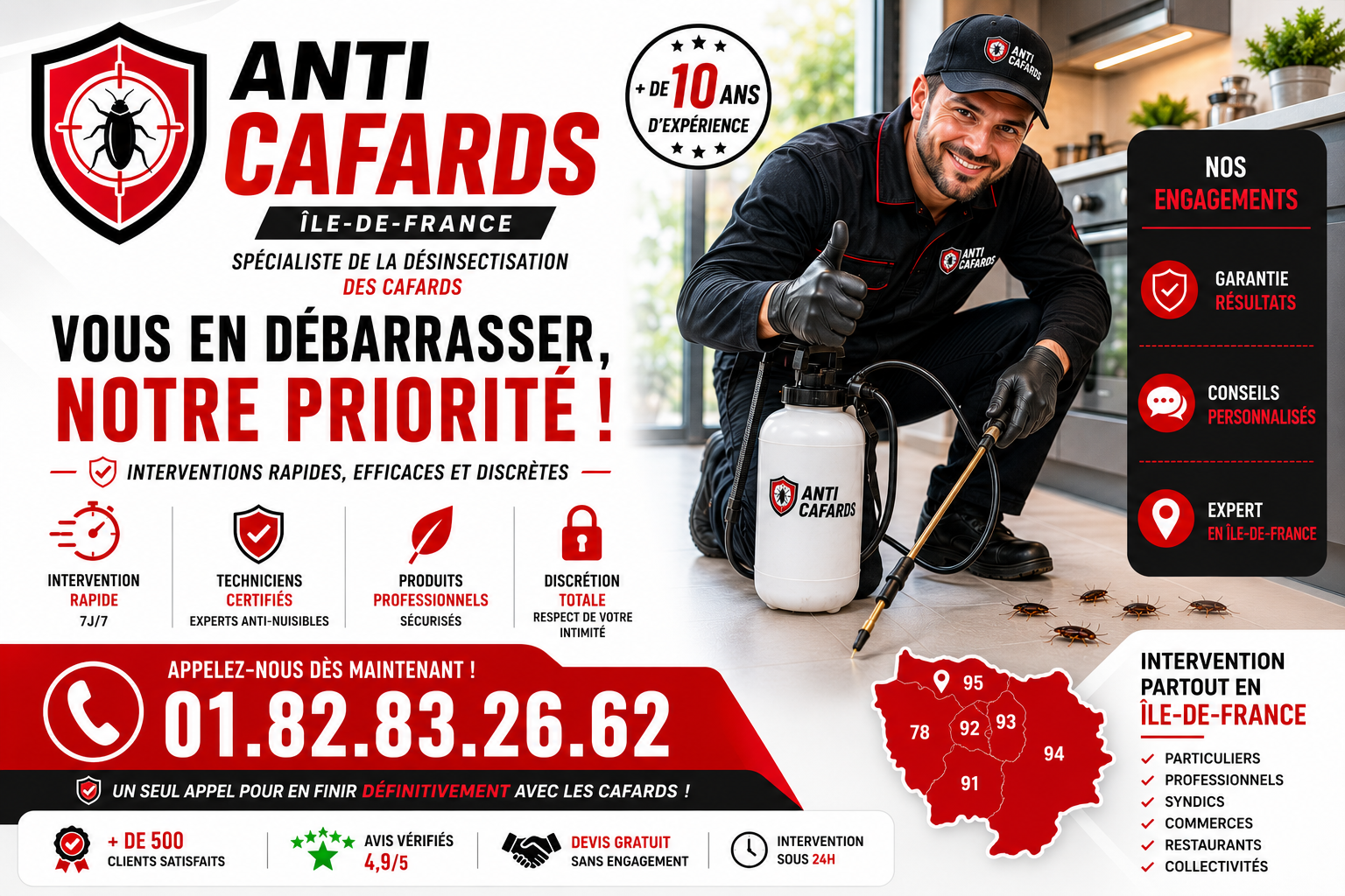 Cafards Villetaneuse